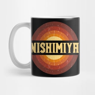 Vintage Proud Name Nishimiya Anime Gifts Circle Mug